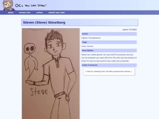 ocs/steven-ghostburg screenshot