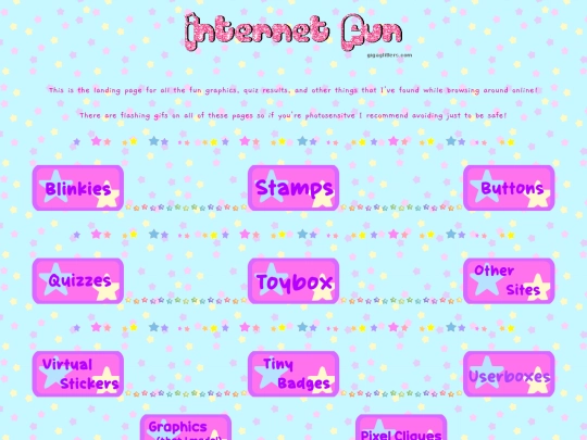 internet_fun/internetfunlanding screenshot