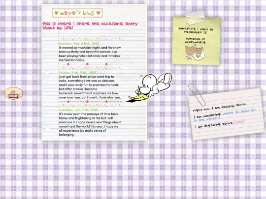 blog screenshot