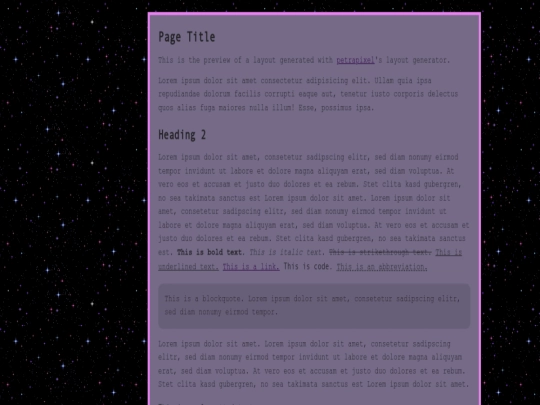 index screenshot