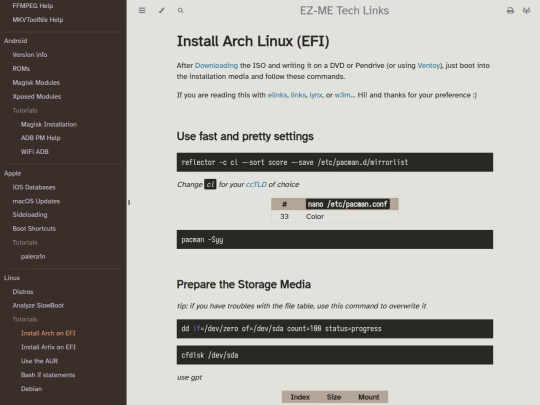 linux/install-arch-efi screenshot