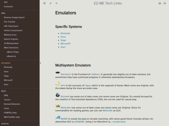 multi/emulators screenshot