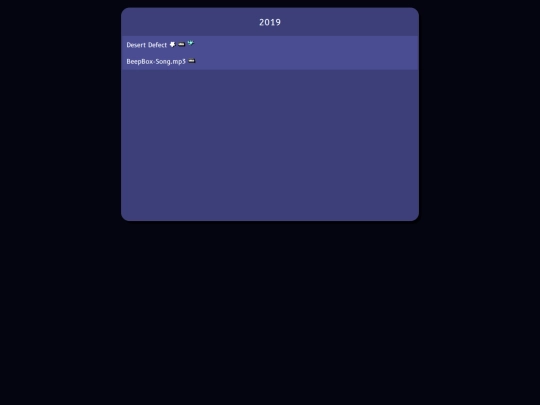 beeps/2019 screenshot