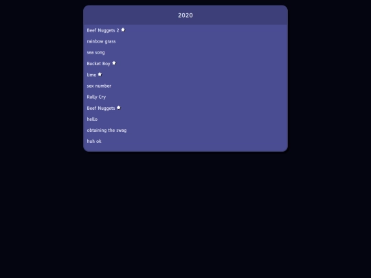 beeps/2020 screenshot