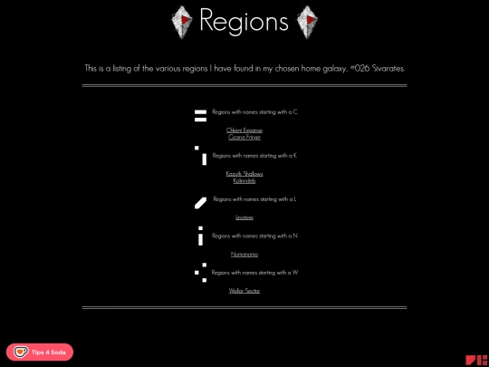 regions screenshot