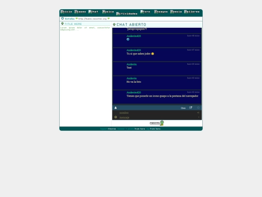 chat screenshot