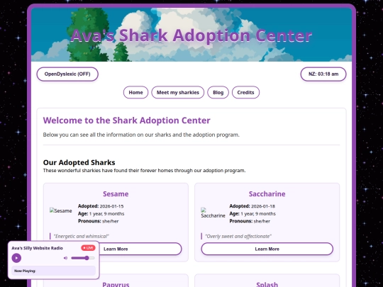 Blahaj_Adoption_Center screenshot