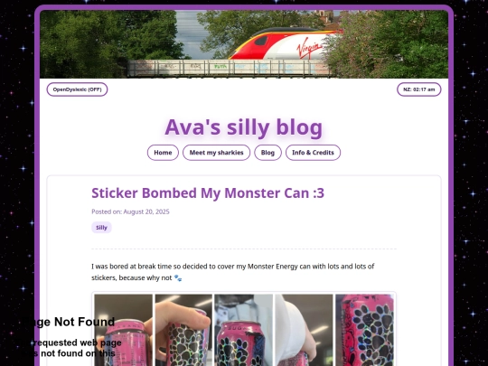 blog/Sticker Bombed My Monster Can screenshot