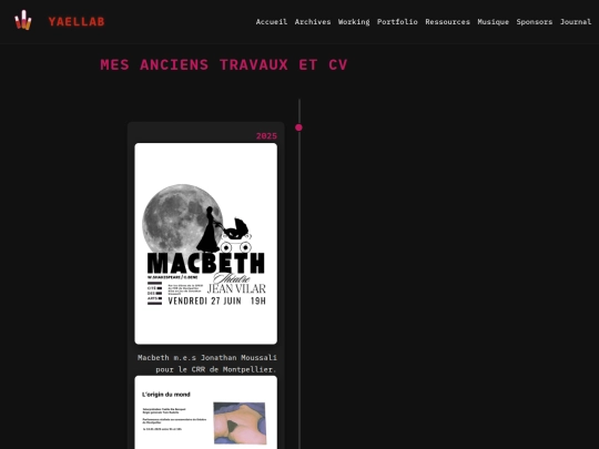 archives screenshot