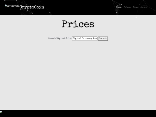 prices screenshot