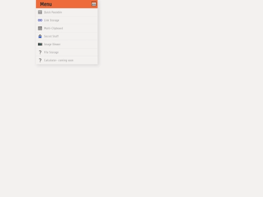 menuapp screenshot