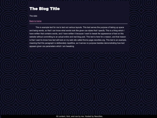 blogTemplate screenshot