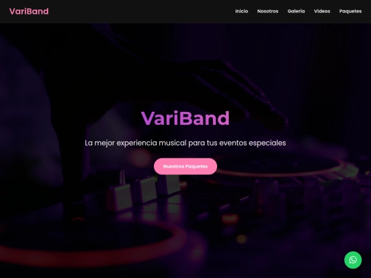 paginaweb screenshot