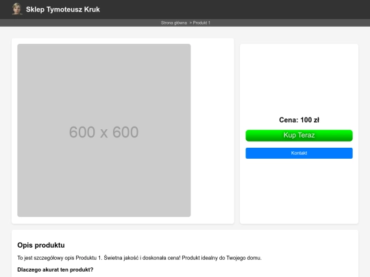 tymczasowyadressklepu/produkt1 screenshot