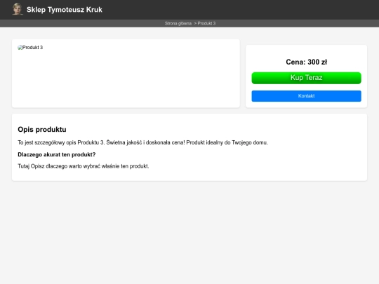 tymczasowyadressklepu/produkt3 screenshot