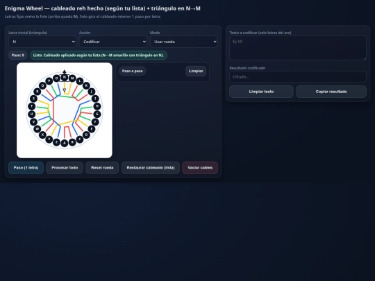 Enigma screenshot