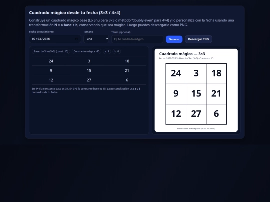 MagicSquare screenshot
