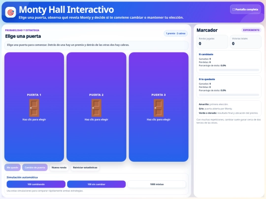 Montyhall screenshot
