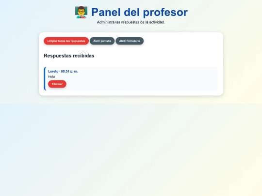 Post-It/profesor screenshot