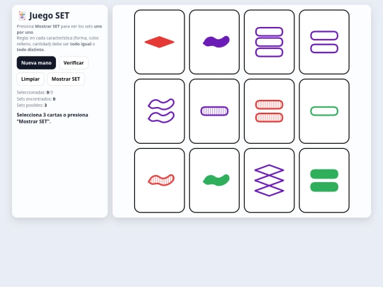 Set screenshot