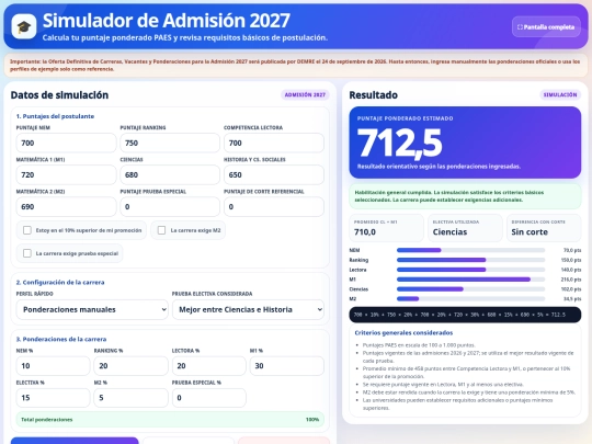 Simulador screenshot