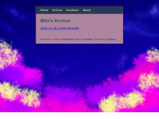 archive screenshot