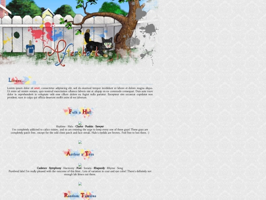 aftershock/litters screenshot