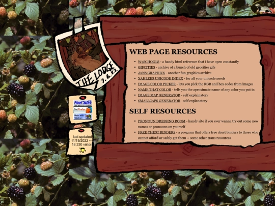 bookmarks screenshot