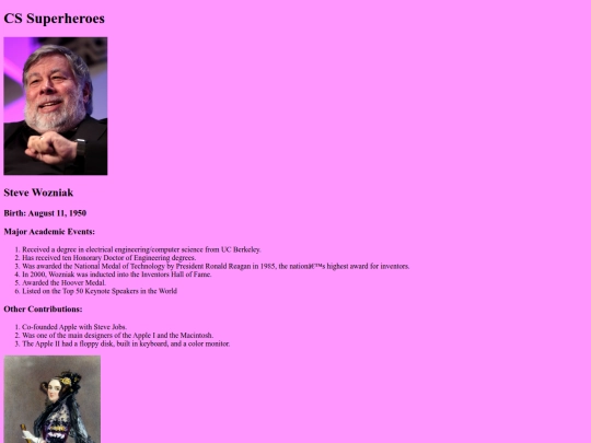 cssuperheroes screenshot