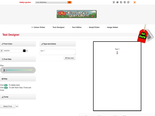 WebGarden/menu2 screenshot
