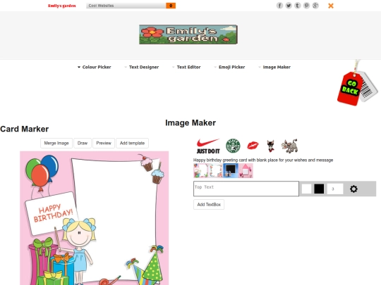 WebGarden/menu5 screenshot