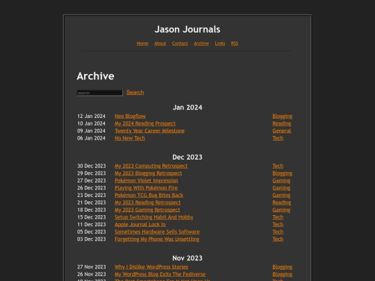 archive screenshot
