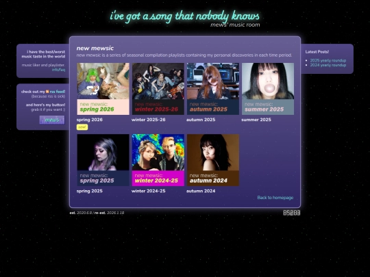 playlist/new-mewsic screenshot