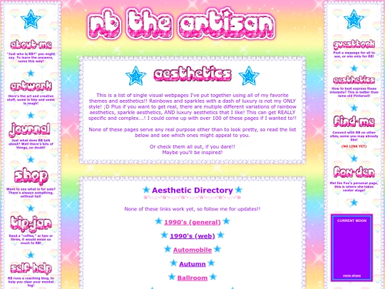 aesthetics screenshot