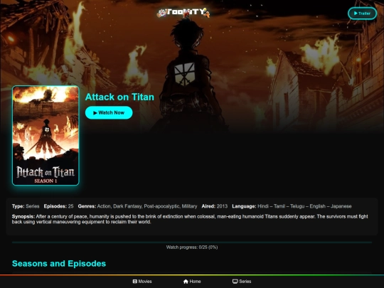 series/Attack-on-Titan-Hindi-English-Japanese-Tamil-Telugu-1x12 screenshot