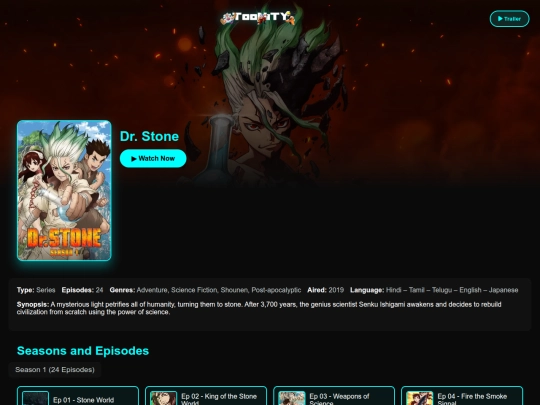 series/Dr.Stone-Hindi-English-Japanese-Tamil-Telugu-1x12 screenshot