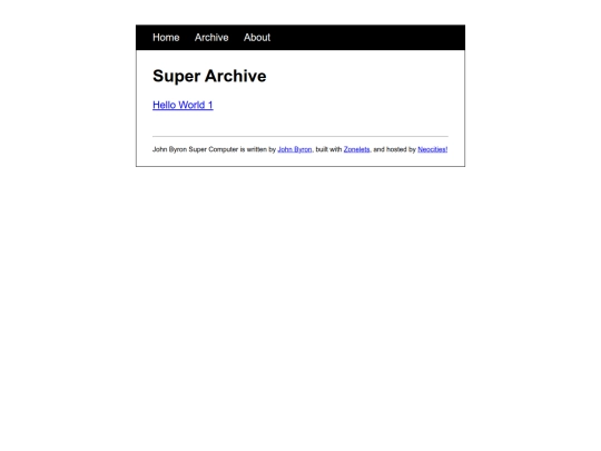 archive screenshot