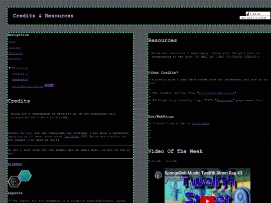 creditsresources screenshot