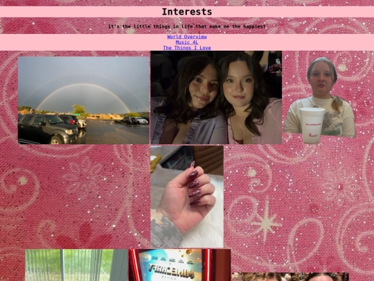 interests screenshot