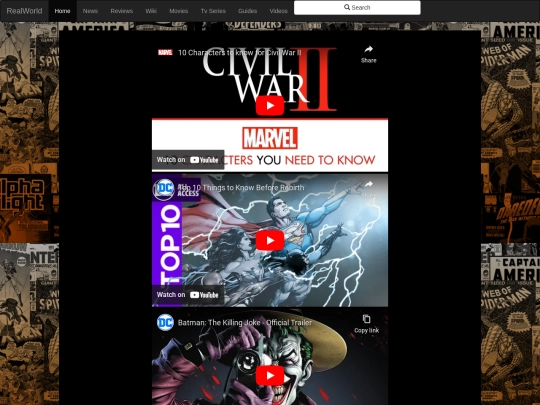 Videos screenshot