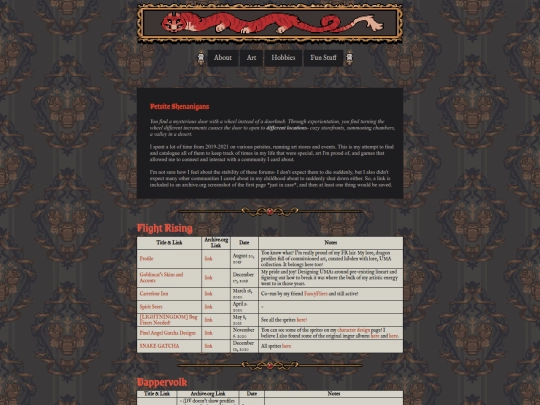 petsites screenshot