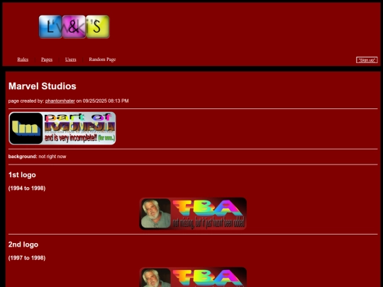 pages/marvelstudios screenshot