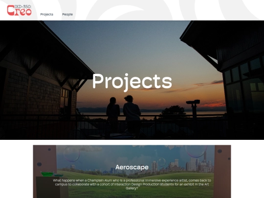 Projects screenshot