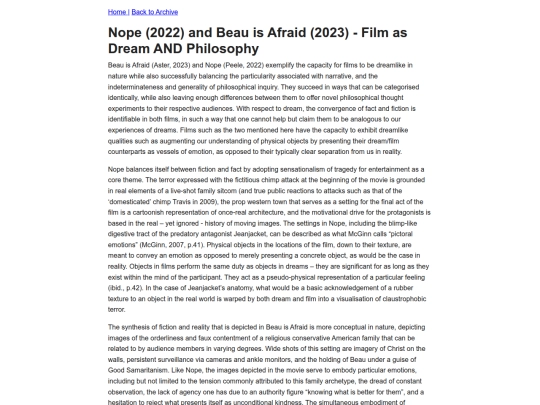 writing/universityessays/filmasdream screenshot