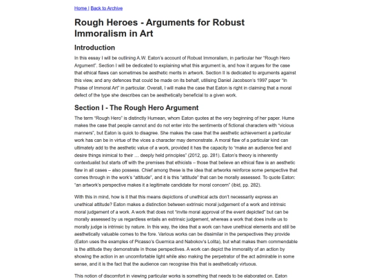 writing/universityessays/roughheroes screenshot