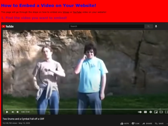 video screenshot