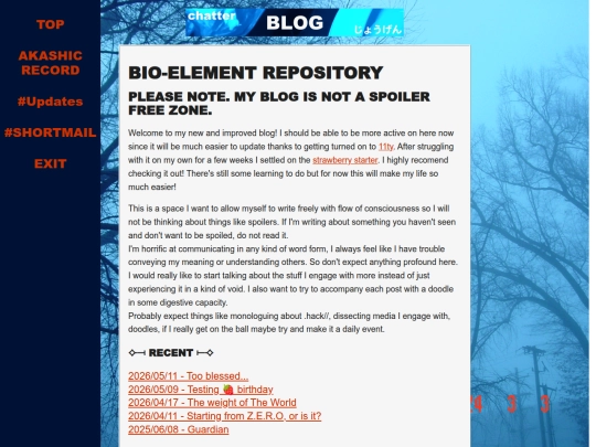 blog screenshot