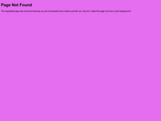 not_found screenshot
