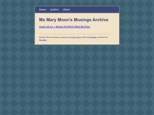 archive screenshot