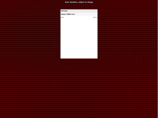 shoutbox/shoutbox screenshot